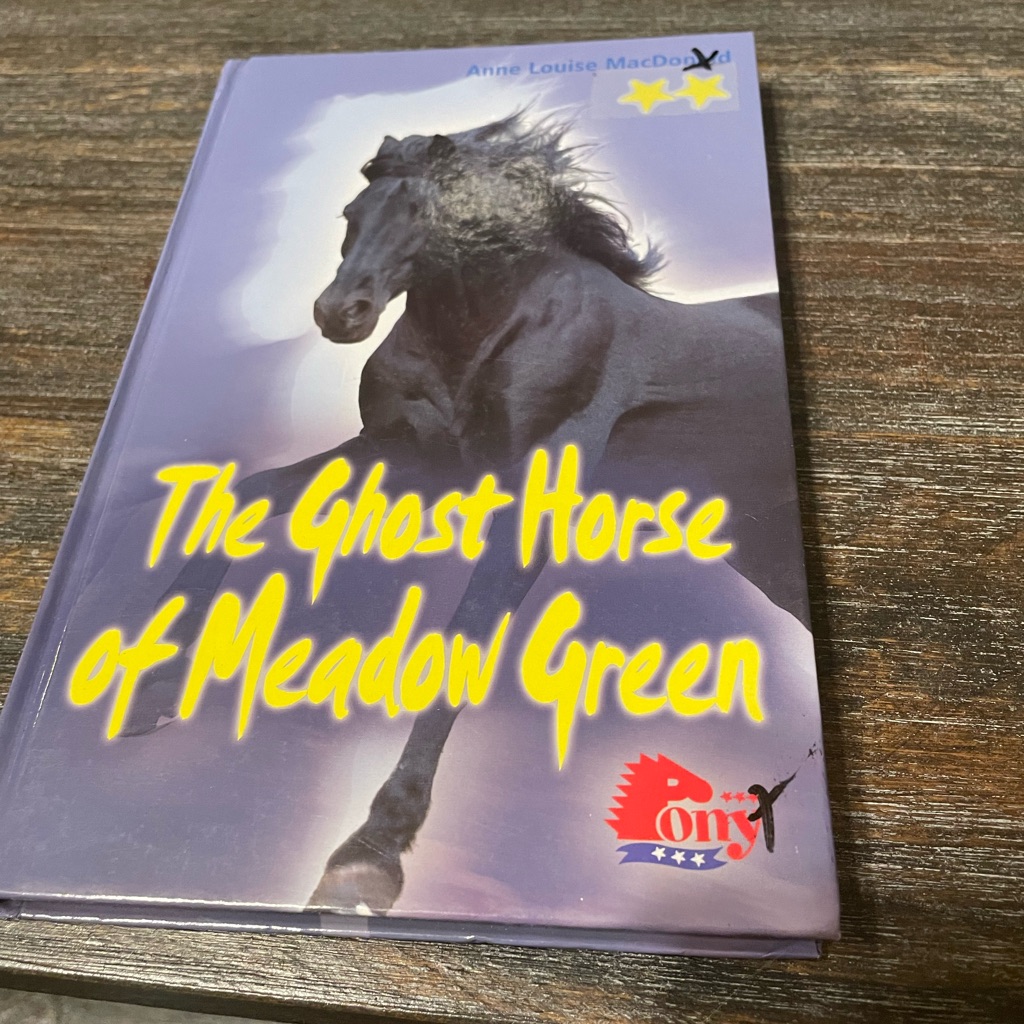 The Ghost Horse Of Meadow Green By Anne Louise Macdonald Hard Cover Book